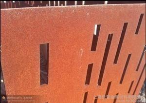 Korrosionsbeständiges kundengebundene Größe Corten Stahlblech für Landschaft