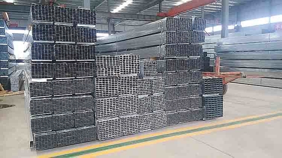 Stahl-Rohr GI Q345 ST37 schweißte galvanisiertes Eisen-Vierkantrohr