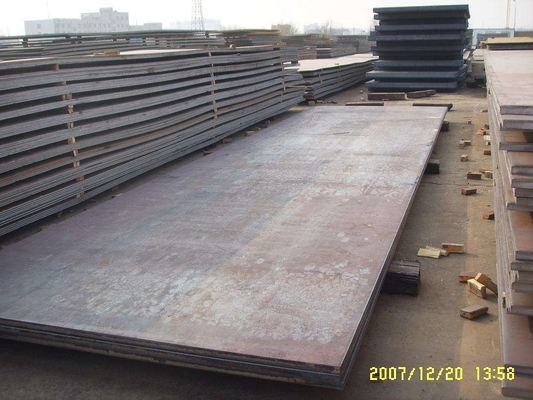 Warm gewalztes schwarzes Eisen-Blech der 5MM Schiffs-Stahlplatten-DX51D SGCC