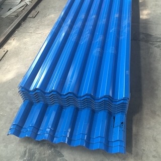 PGI runzelte Metalldachplatten, die Farbe galvanisiert für Gebäude beschichtete