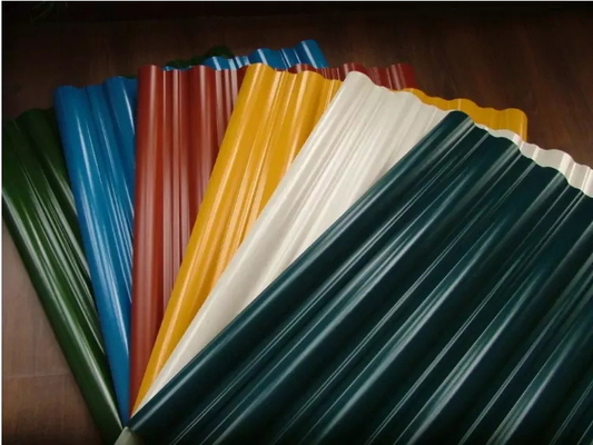 PGI runzelte Metalldachplatten, die Farbe galvanisiert für Gebäude beschichtete