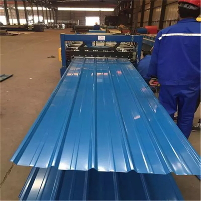 Die beschichtete Farbe der RAL-Metalldachplatte-PPGI runzelte Metalldeckungs-Blätter