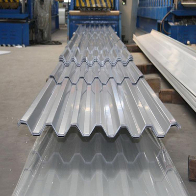Vorgestrichene Flussstahl-Metalldachziegel walzten Zink-Eisen-Blatt kalt