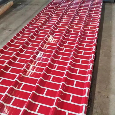 Die beschichtete Farbe der RAL-Metalldachplatte-PPGI runzelte Metalldeckungs-Blätter