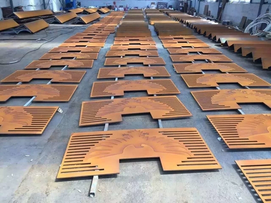 AISI ASTM, das Stahlblech-Rand-Installations-Metallrand verwittert