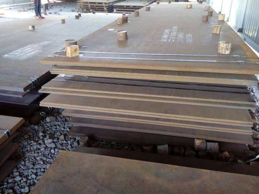 Nicht rostender Stahl Corten bedeckt Stahlplatte der LandschaftNM500 wear Plate550