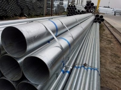 GI Q195/Q235/Q345 galvanisierte Stahlheißes Bad rohr-ERW Stahlrohr